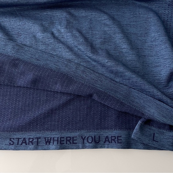 Lululemon Polo Mens Large Metal Vent Tech 2.0 Performance Stretch Golf Shirt Gym - Picture 9 of 9